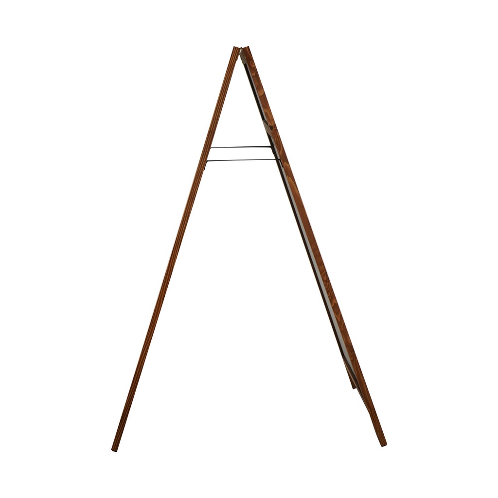 Krijt stoepbord Eco 66x128 cm met topbord natural