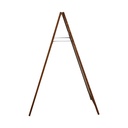 Krijt stoepbord Eco 66x128 cm met topbord natural
