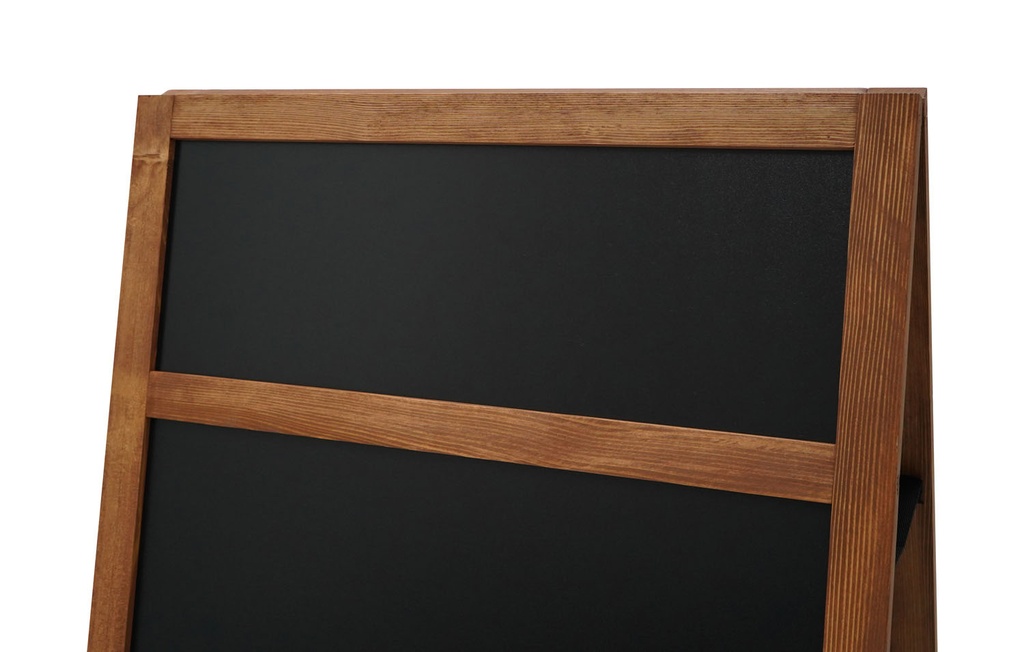 Krijt stoepbord Eco 66x128 cm met topbord natural