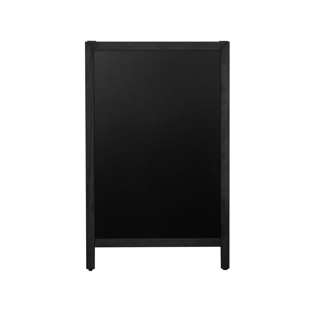Krijt stoepbord DeLux 66x104 cm zwart