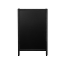 Krijt stoepbord DeLux 66x104 cm zwart