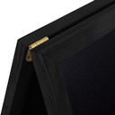 Krijt stoepbord DeLux 66x104 cm zwart
