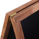 Krijt stoepbord DeLux 66x104 cm natural