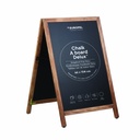 Krijt stoepbord DeLux 66x104 cm natural