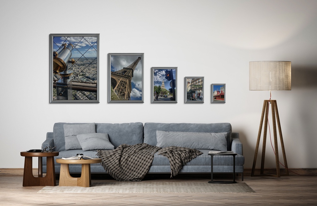 Kliklijst A2 25mm zilverkleurig