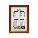 Kliklijst A4 25mm hout look