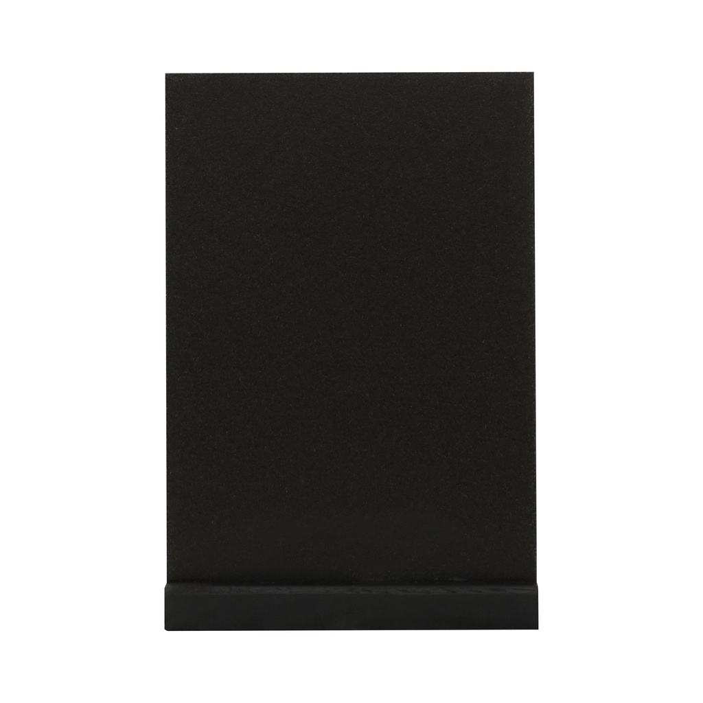 Krijtbord tafelmodel A4 staand zwart