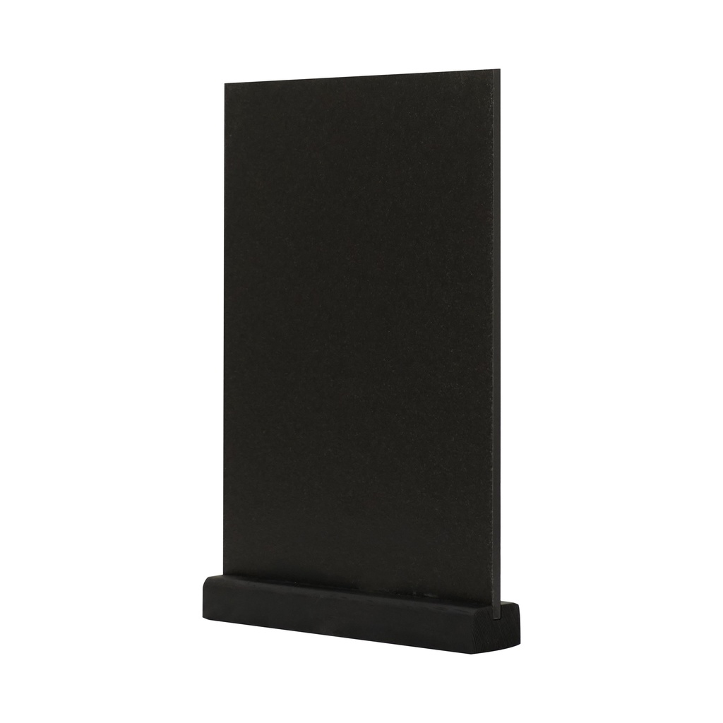 Krijtbord tafelmodel A4 staand zwart