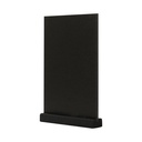 Krijtbord tafelmodel A4 staand zwart