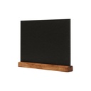 Krijtbord tafelmodel A4 liggend natuurlijke afwerking