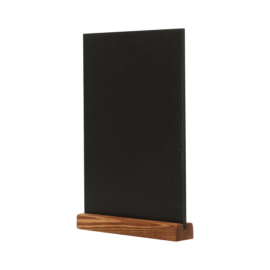 Krijtbord tafelmodel A4 staand natuurlijke afwerking