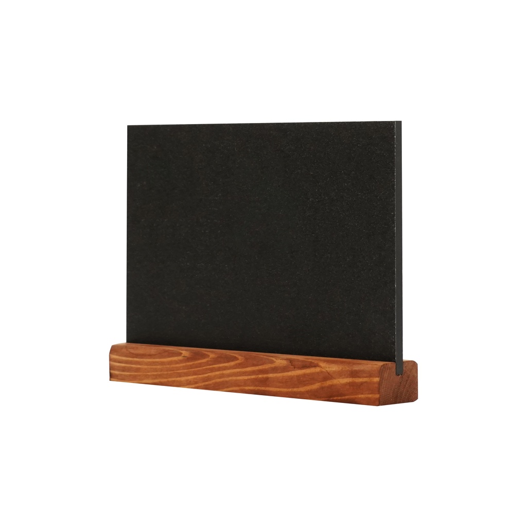 Krijtbord tafelmodel A5 liggend natuurlijke afwerking