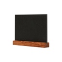 Krijtbord tafelmodel A5 liggend natuurlijke afwerking