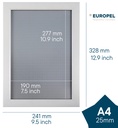 Kliklijst A4 25mm mat wit
