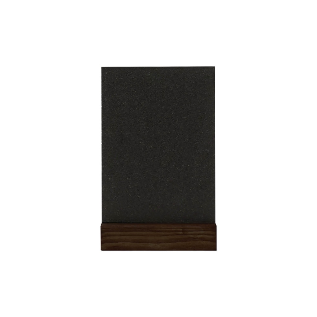 Krijtbord tafelmodel A6 staand zwart