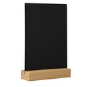 Krijtbord met houten voet A5
