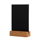 Krijtbord met houten voet A6