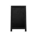 Krijtbord tafelmodel mini zwart (15x25 cm)