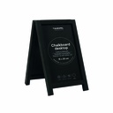 Krijtbord tafelmodel mini zwart (15x25 cm)