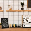 Krijtbord L-standaard A4