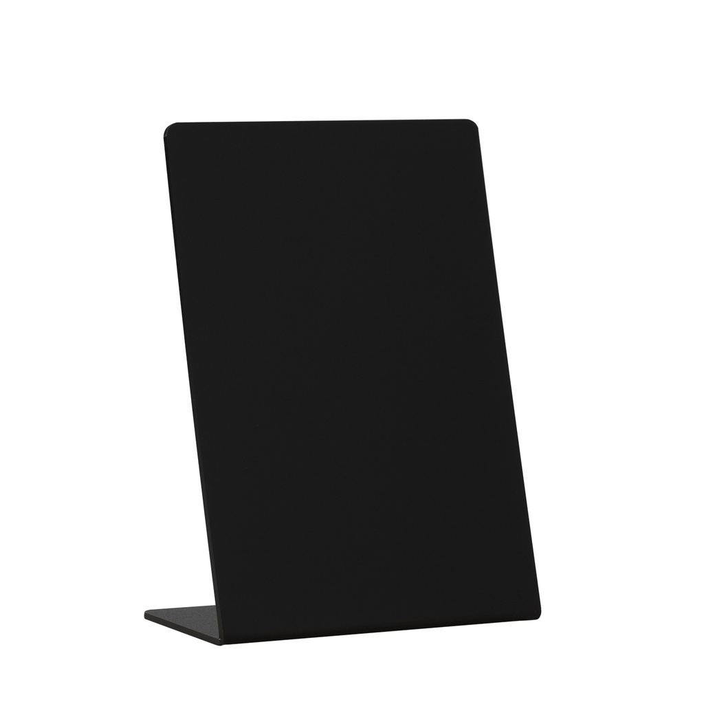 Krijtbord L-standaard A6