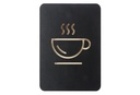 Pictogrambord zwart "koffie"