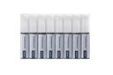 Etui met 8 krijtstiften 15 mm wit