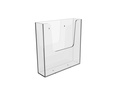 Folderbakje wand A5 transparant