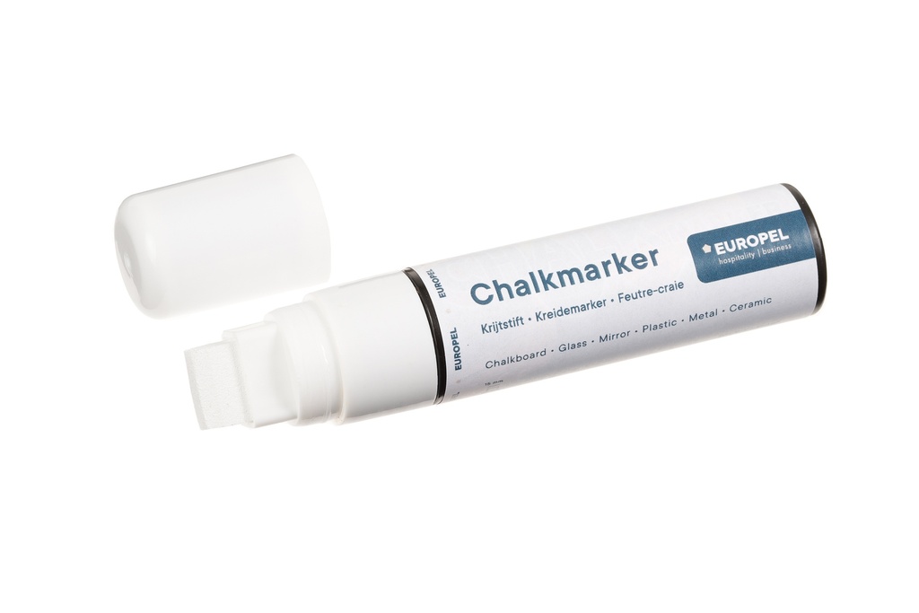 1 Krijtstift 15mm wit 