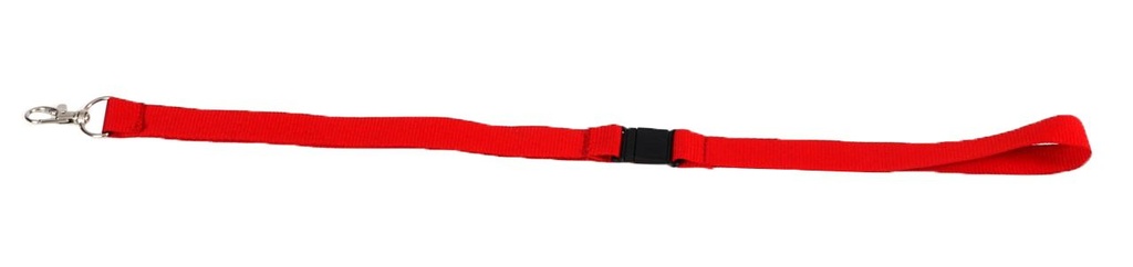 Badgekoord rood 10 stuks