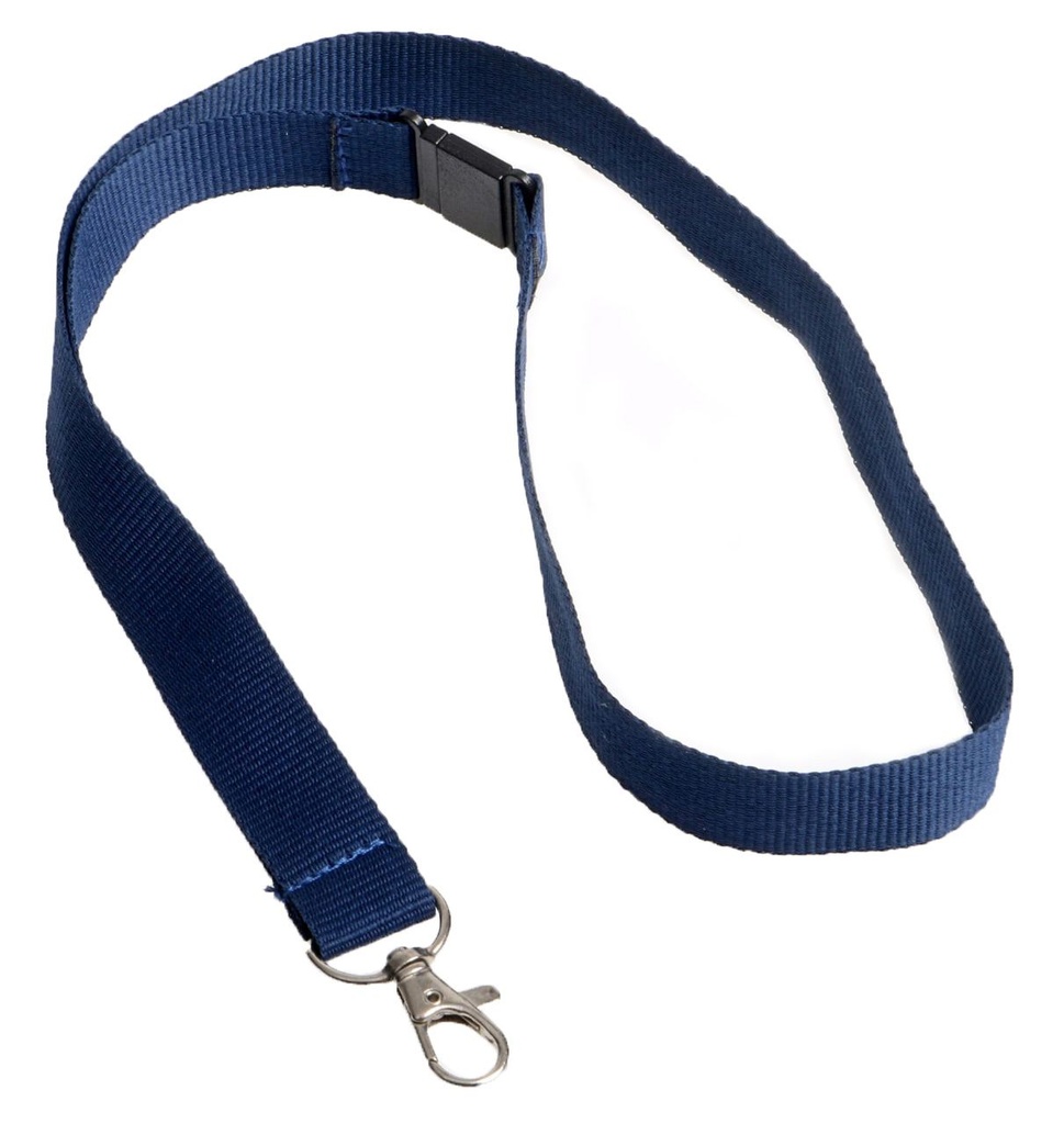Badgekoord  donkerblauw10 stuks