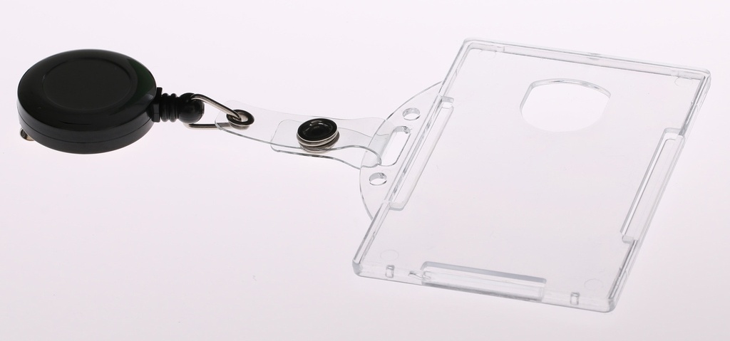 Pashouder met strip + afroller 54x85 mm / 10 stuks