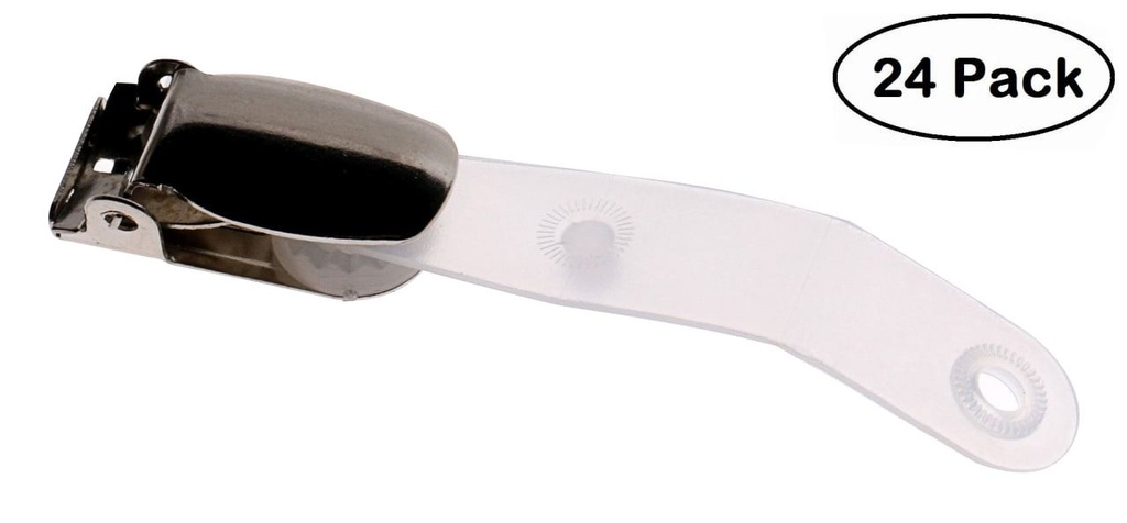 Bevestigingsstrip met bretelclip 24 stuks