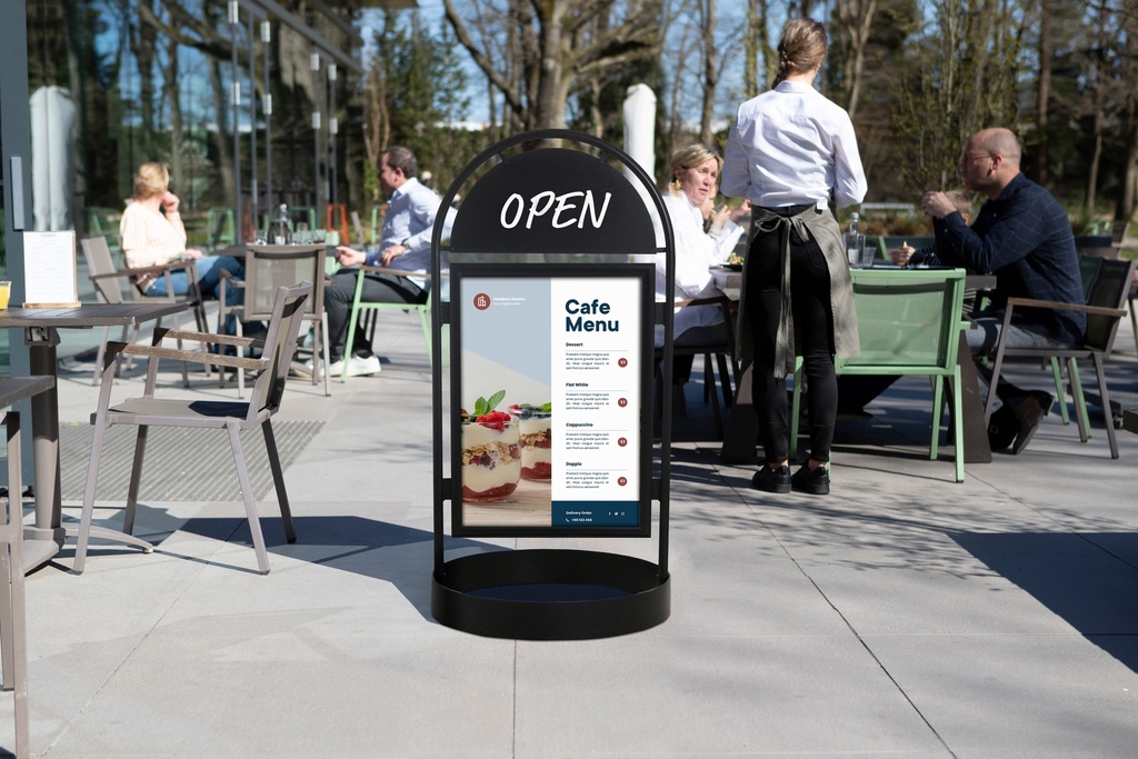 Stoepbord "City Sign" Kliklijst 59,4 x 84,1 cm