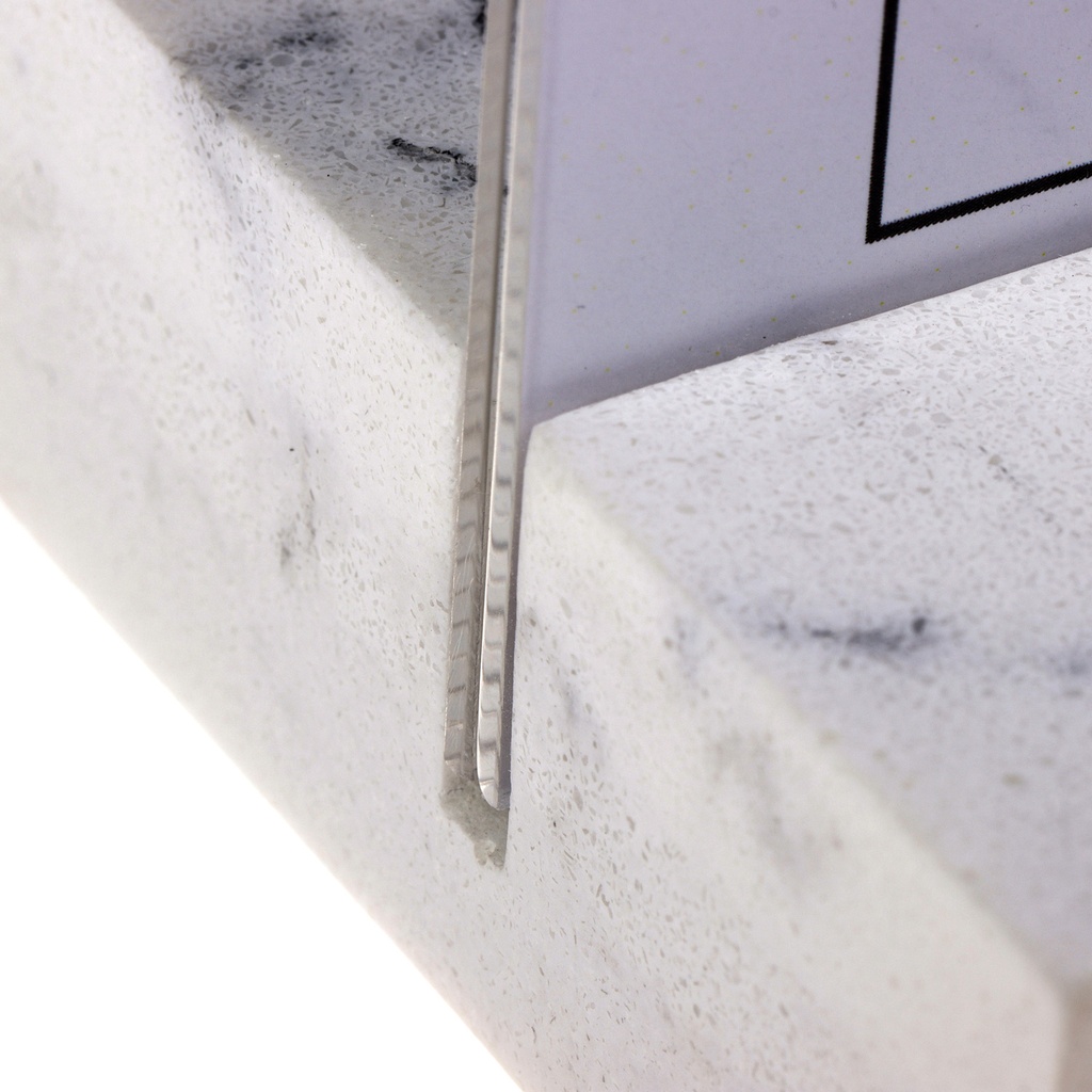 Kaarthouder A4 Polystone wit