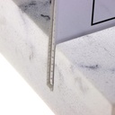 Kaarthouder A5 Polystone wit