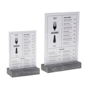 Kaarthouder A5 Polystone antraciet