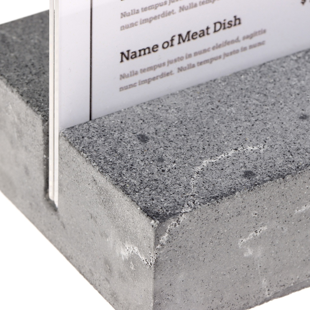 Kaarthouder A5 Polystone antraciet
