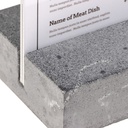Kaarthouder A5 Polystone antraciet