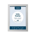 Infokader Zelfklevend set 2 stuks A4 rood