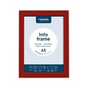 Infokader Zelfklevend set 2 stuks A5 rood
