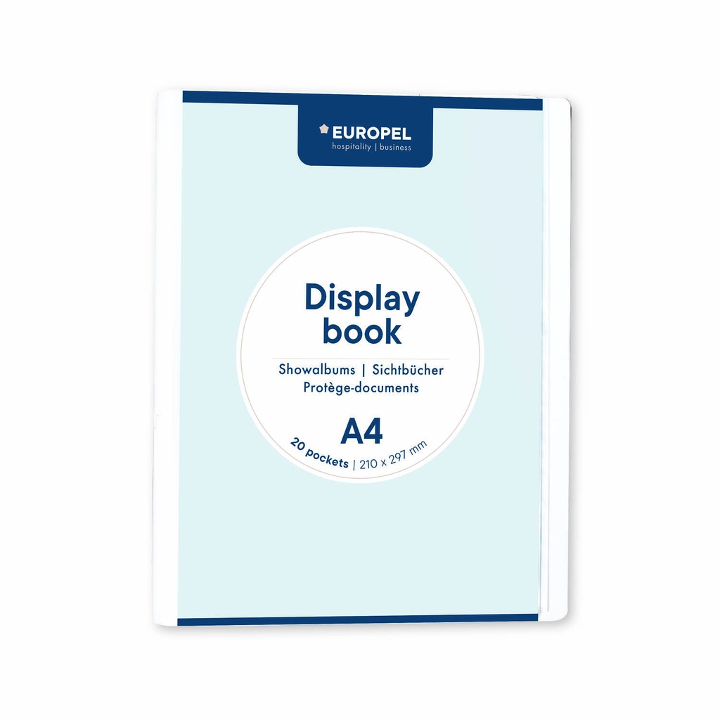 [114261-10] Showalbum A4 -"Frontview"- 20 tassen - wit