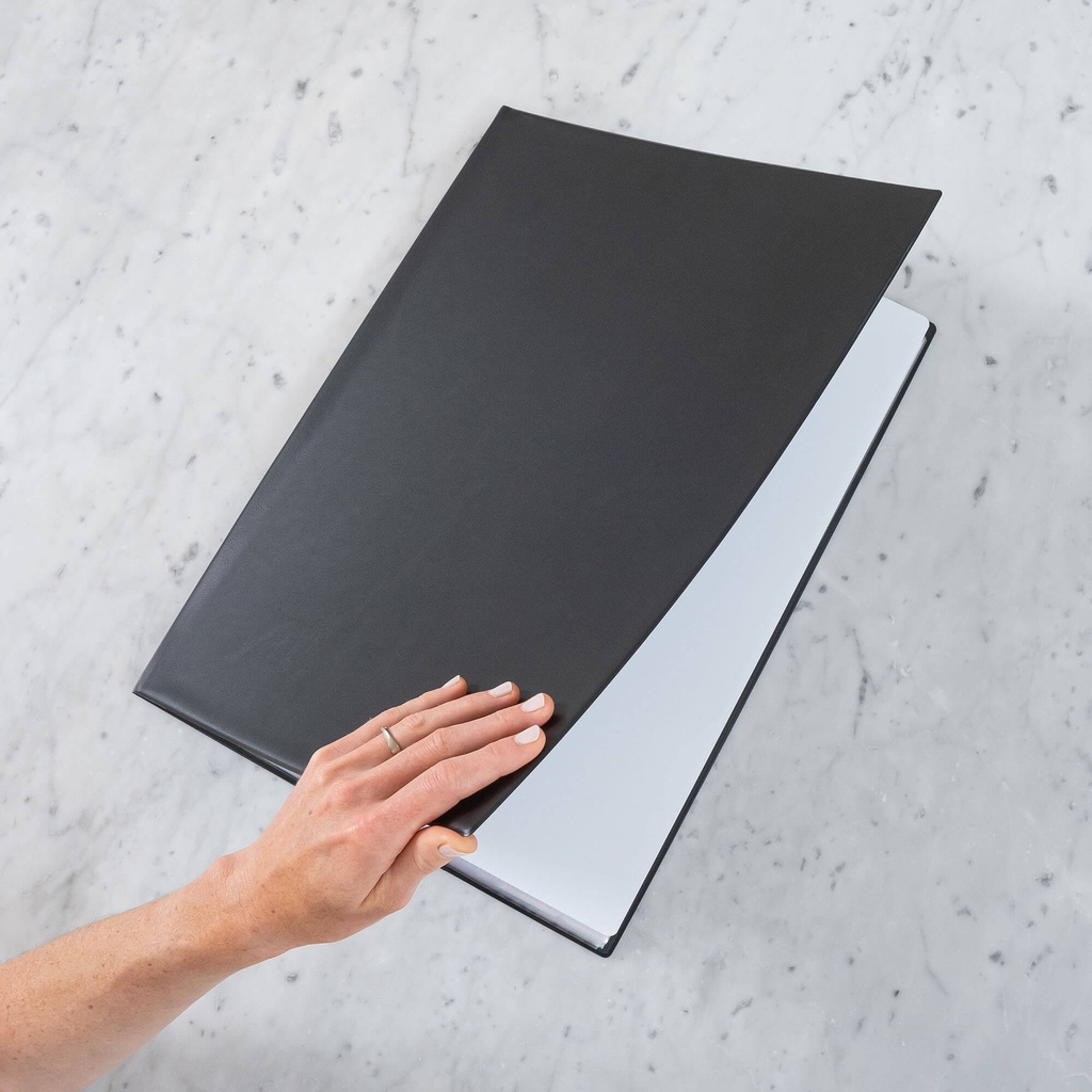 [Q541009-10] Showalbum A3 -"original"-  36 tassen - zwart