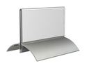 Tafelnaambordjes 5,2 x 10 cm met T-standaard van aluminium......2 stuks!