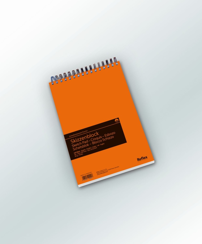 [VF5003610 - 5] Schetspapier - A4 90 g/m2 - per 5 spiraalblokken à 120 vel