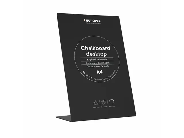 [Q1421190] Krijtbord A4 "presentation met L-standaard"