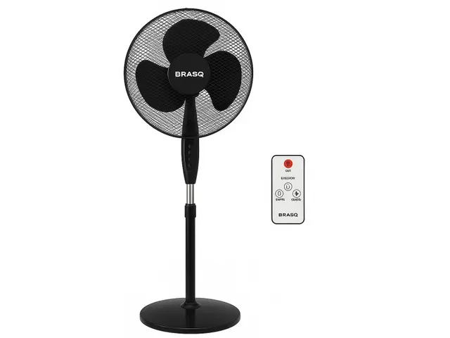 [Q1402373] Ventilator - "F100 op statief zwart" - Ø 40cm - afstandsbediening