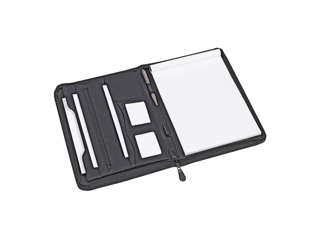 [Q513039] Schrijfmap A4 "rillstab excellent deluxe lederlook" - zwart