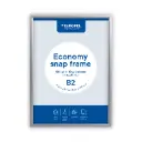 Kliklijst B2 "economy zilver" - lijst 25 mm