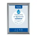 Kliklijst "A4 economy zilver outdoor" - frame 25mm - per 5 stuks